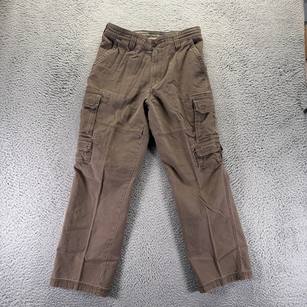 RedHead Pant Mens 32x29 Brown Cotton Cargo Straight Workwear Utility Technician